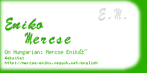 eniko mercse business card